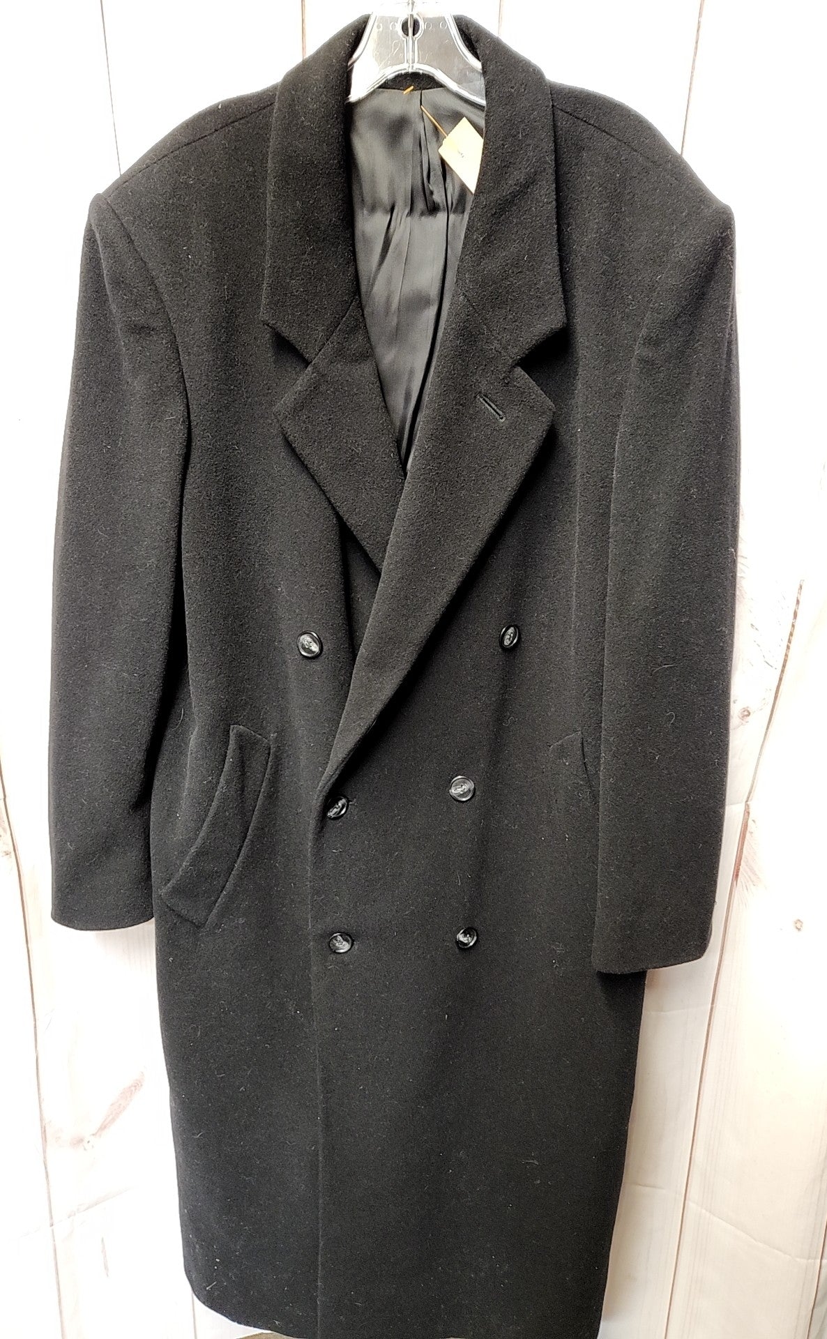 Galleria Pour Homme Men's Size 42 Black Coat