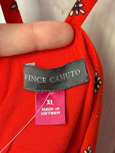 Vince Camuto Women's Size XL Red Sleeveless Top