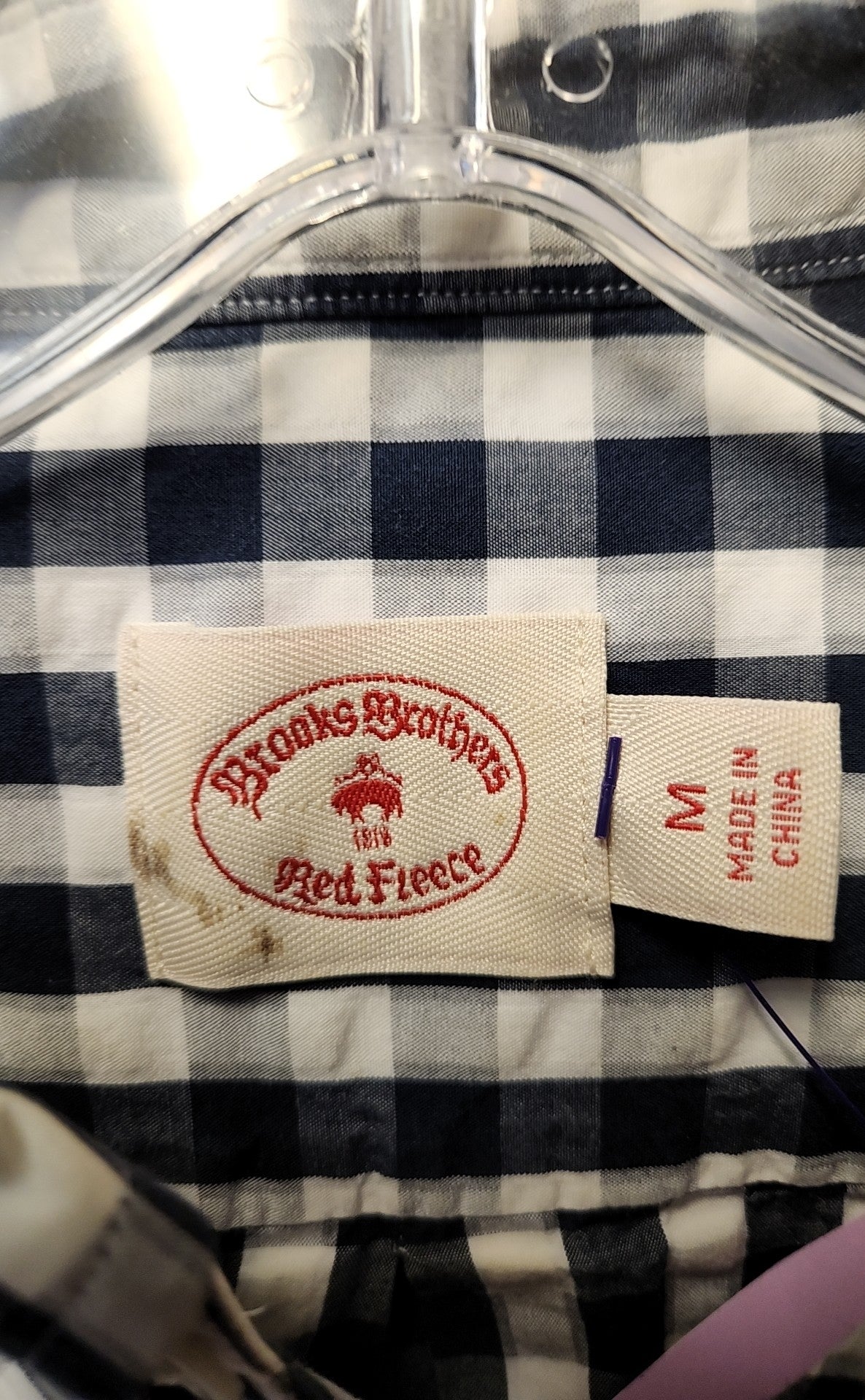 Brooks Brothers Men's Size M Navy Shirt