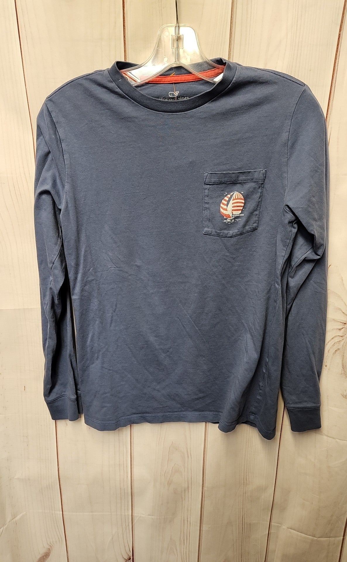 Vineyard Vines Boy's Size 16 Blue Shirt