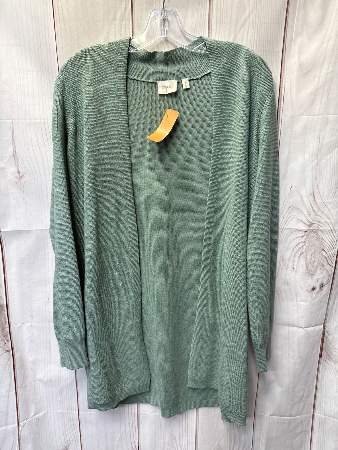 Cyrus Women's Size L Green Cardigan
