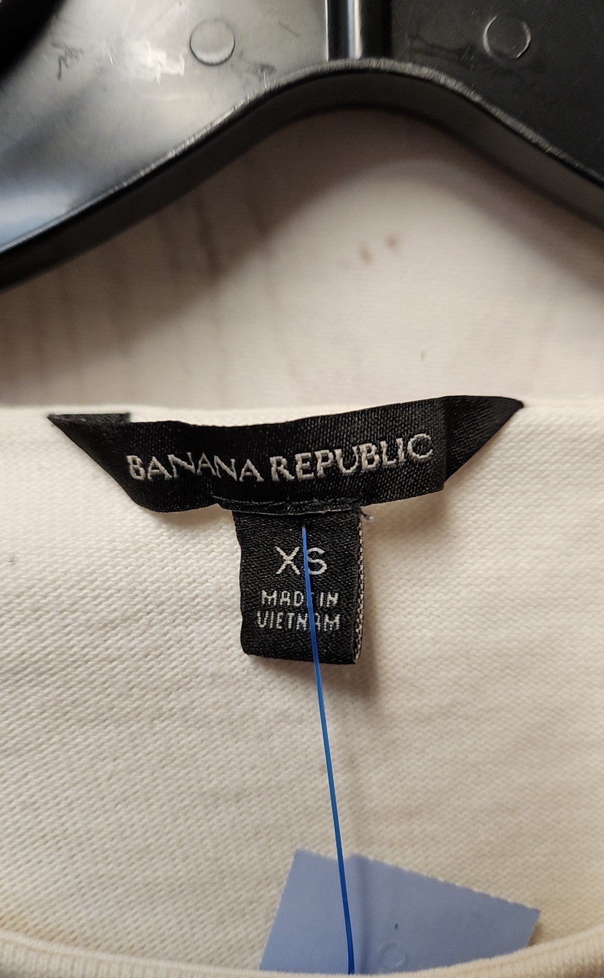 Banana Republic Women's Size XS White & Black Long Sleeve Top