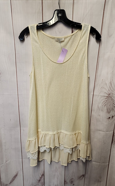 Umgee Women's Size M Yellow Sleeveless Top