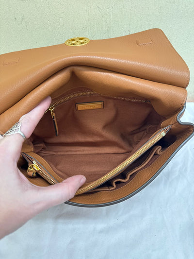 Tory Burch Tan Leather Purse Bag