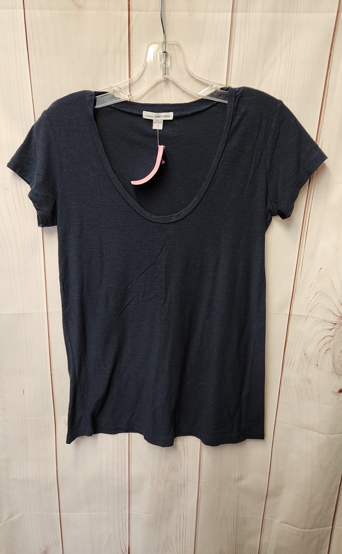 Standard James Perse Women's Size 1 = US S Navy Short Sleeve Top