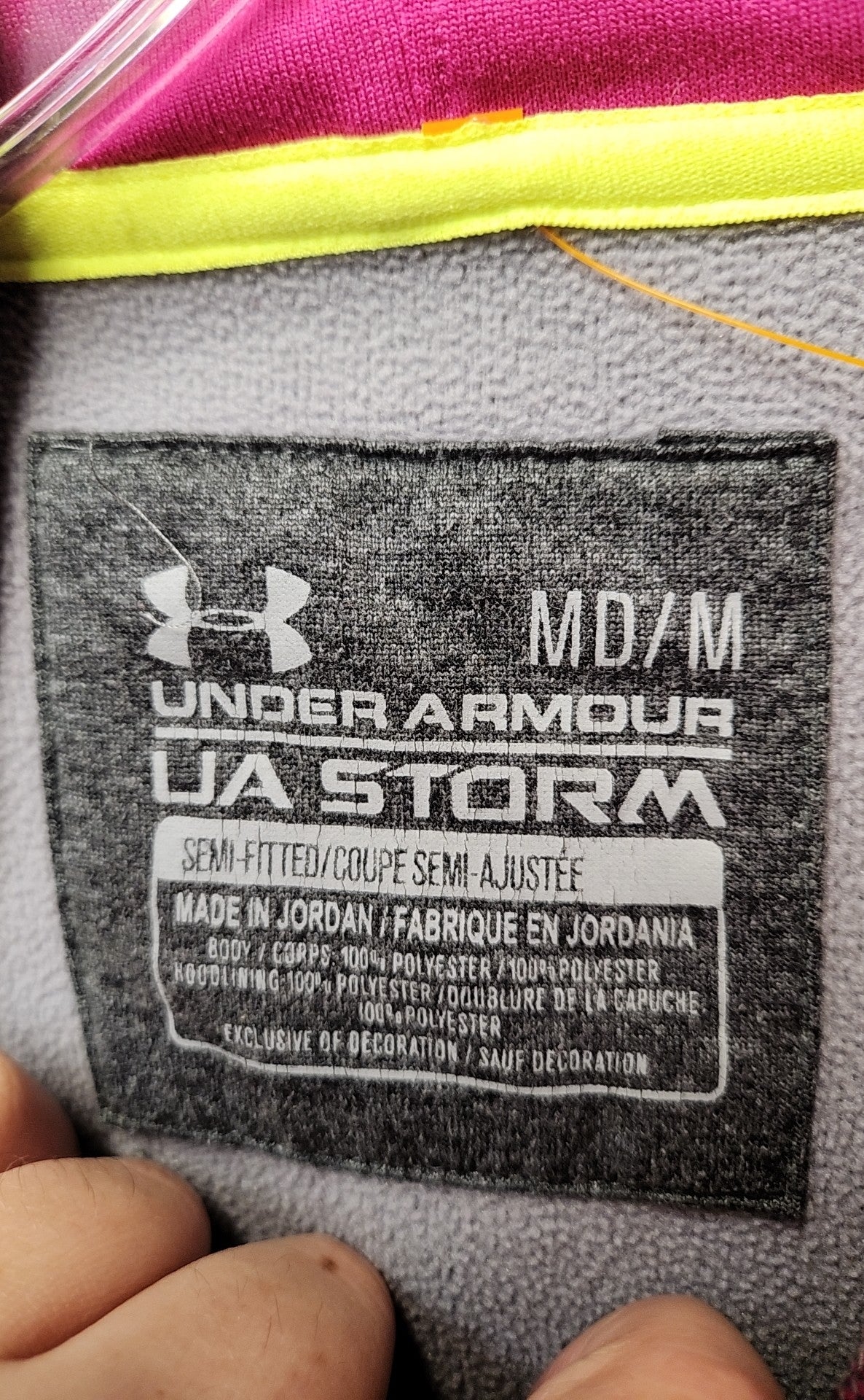 Under Armour Women's Size M Gray Hoodie