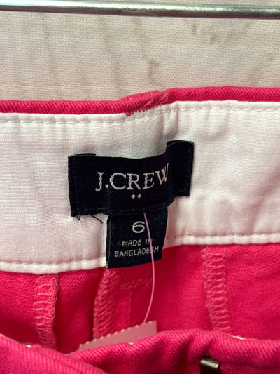 J Crew Women's Size 6 Pink Shorts
