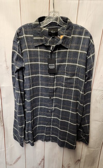 NWT Rails Men's Size XL Blue Shirt