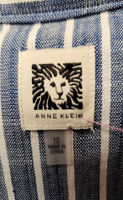 Anne Klein Women's Size 10 Blue Dress