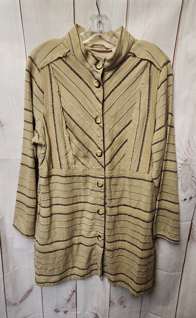 Soft Surroundings Women's Size L Beige Dress