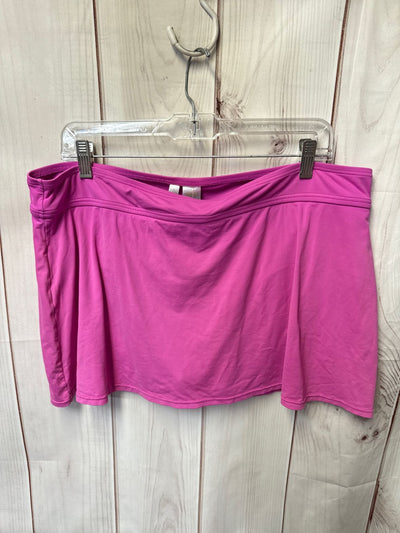 Anna  Cole Women's Size 16 Pink Swim Bottom