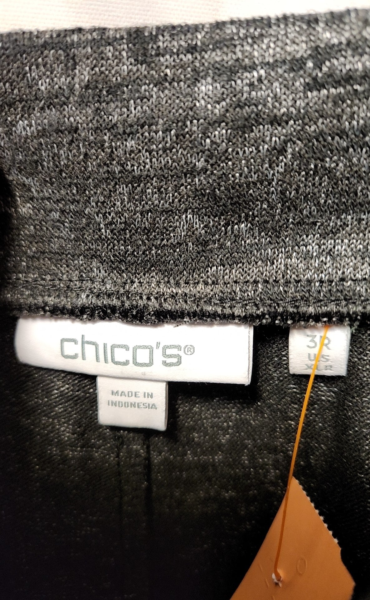 Chico's Women's Size 3 = US XL Black Pants