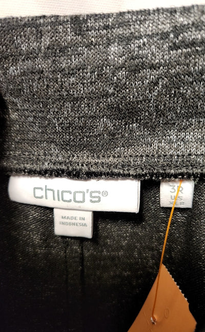 Chico's Women's Size 3 = US XL Black Pants