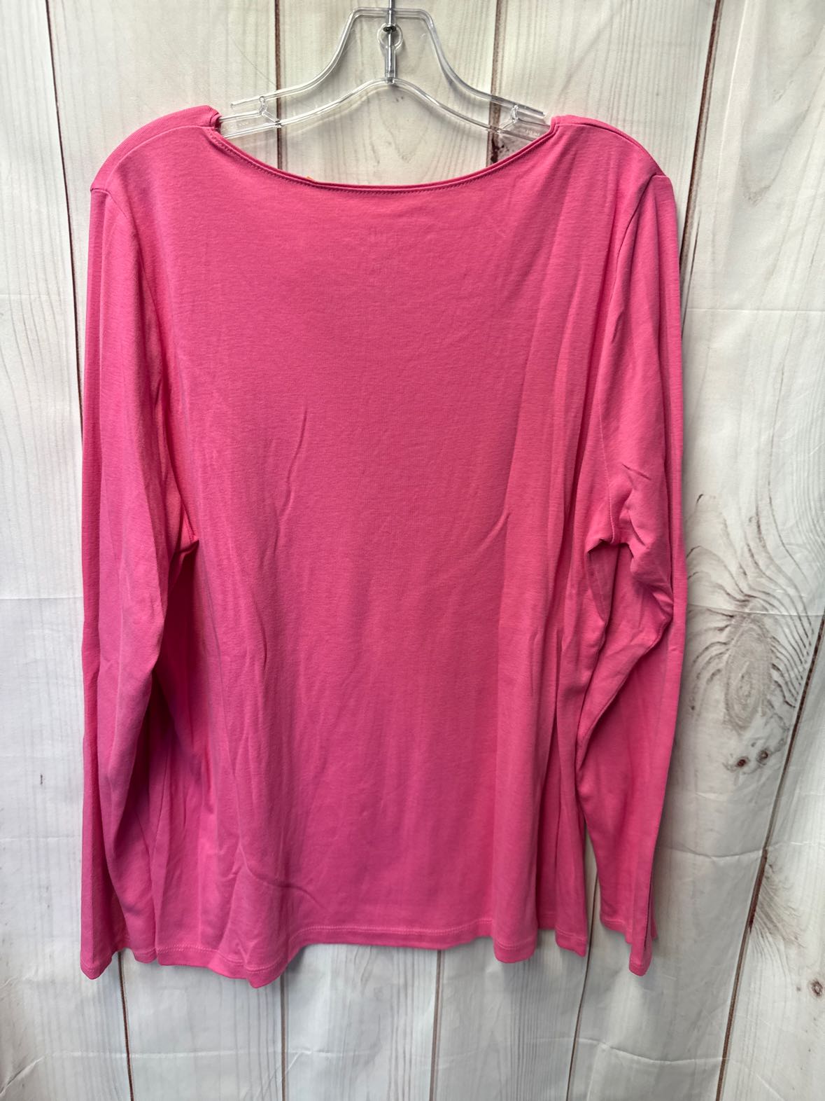 J Jill Women's Size XL Pink Long Sleeve Top
