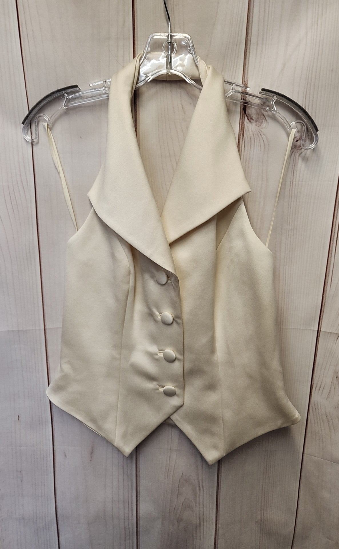 Black Tie Women's Size 10 White Sleeveless Top