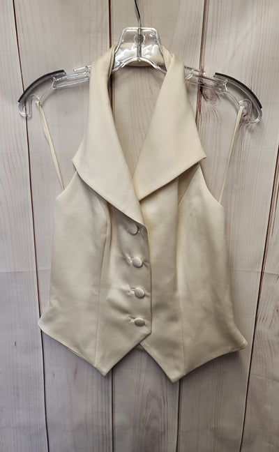 Black Tie Women's Size 10 White Sleeveless Top