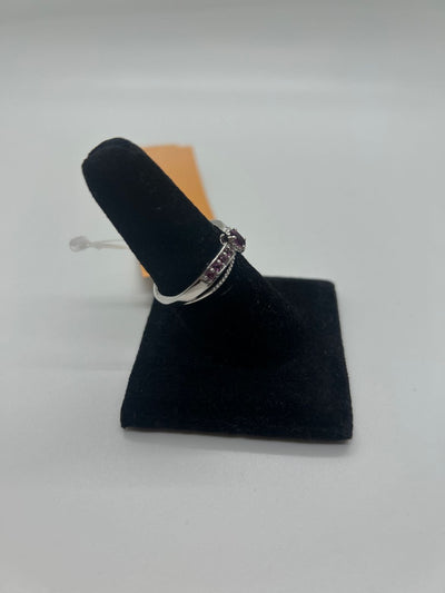 Ring Size 10 Purplestone .925 Sterling Silver Ring
