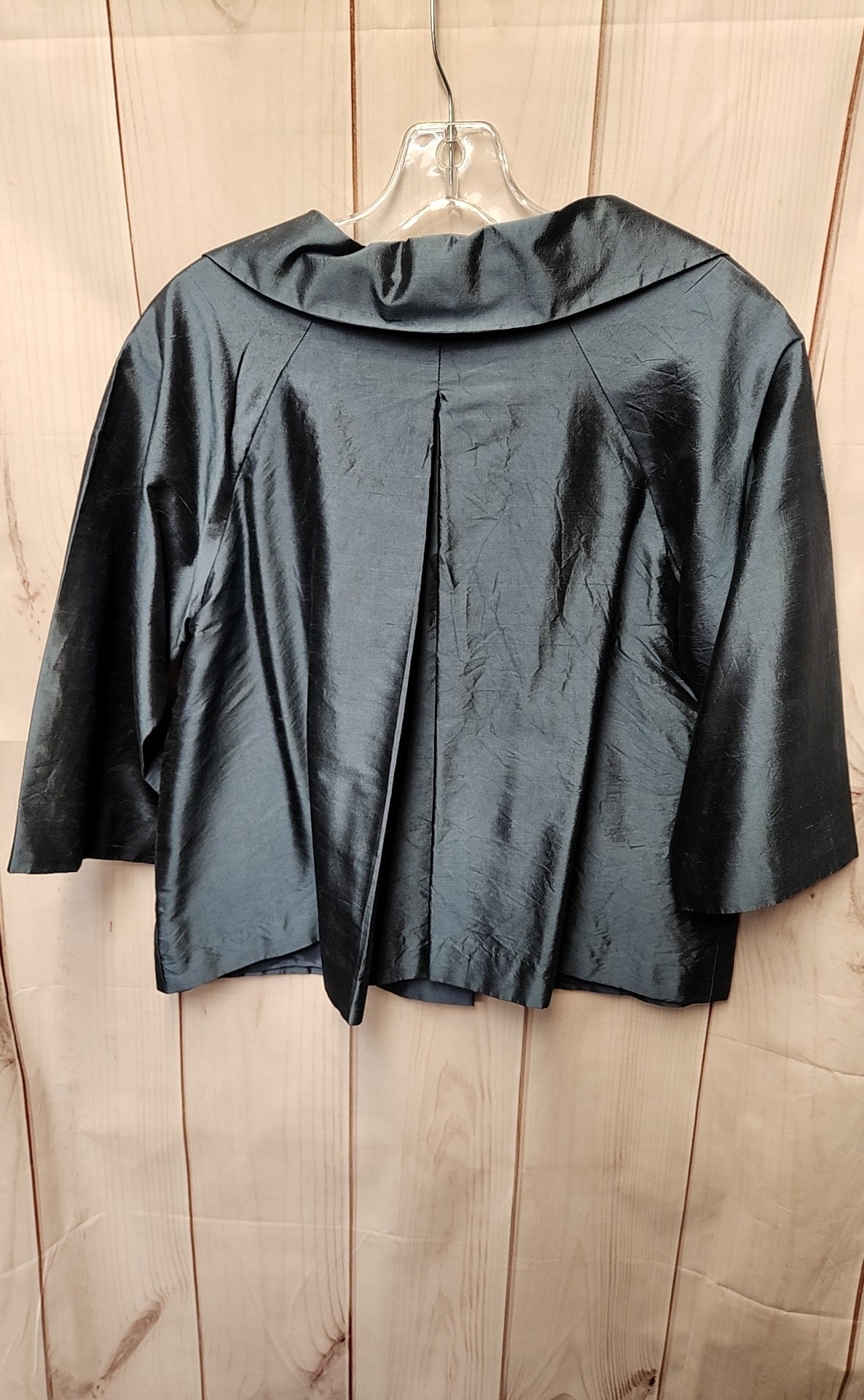 Kate Hill Women's Size 6 Petite Blue Cardigan