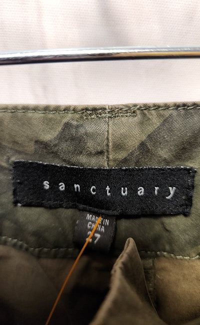 Sanctuary Women's Size 27 (3-4) Green Camo Pants