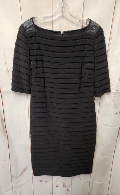 Adrianna Papell Women's Size 12 Black Dress