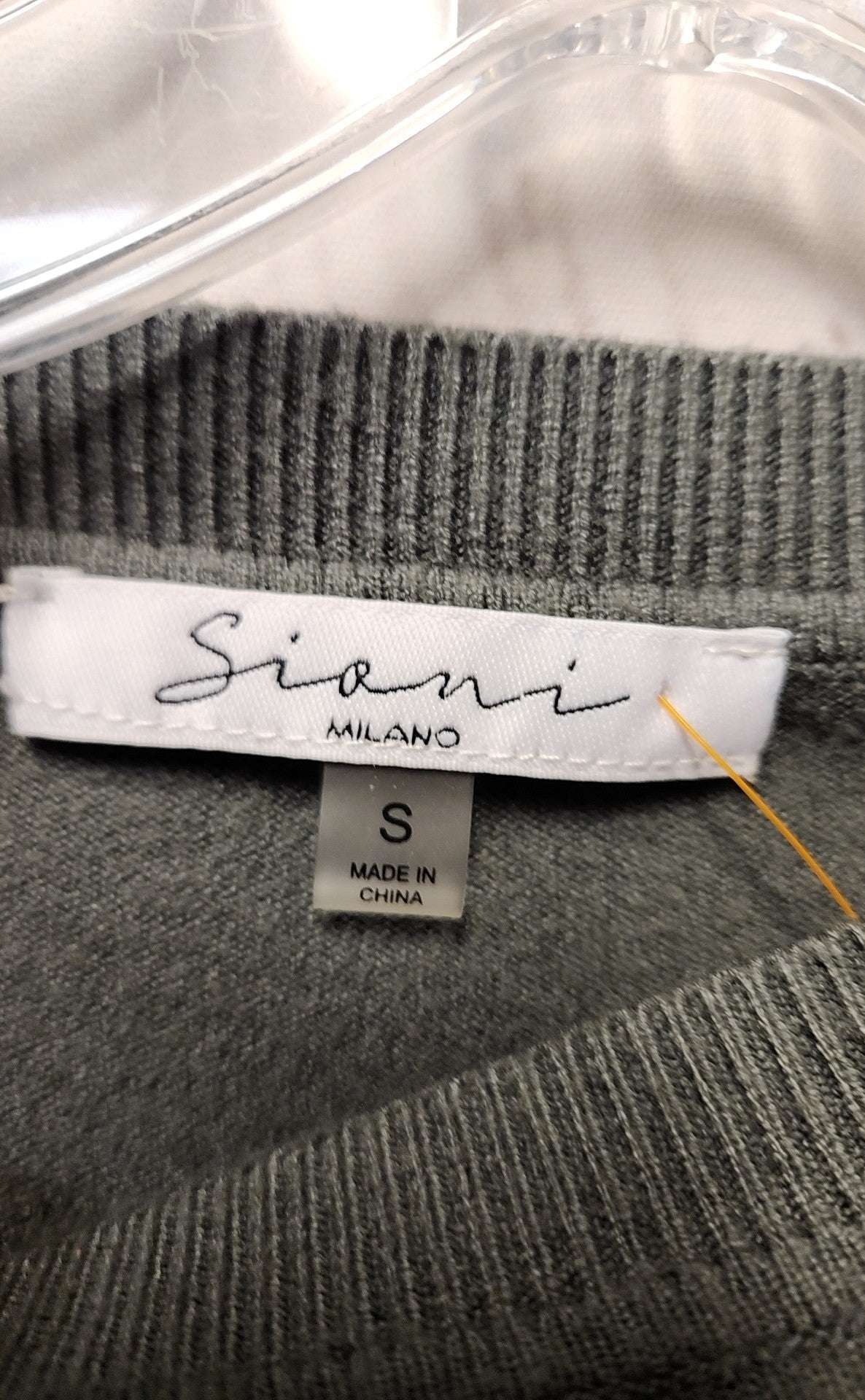 Sioni Women's Size S Gray Sequined Sweater