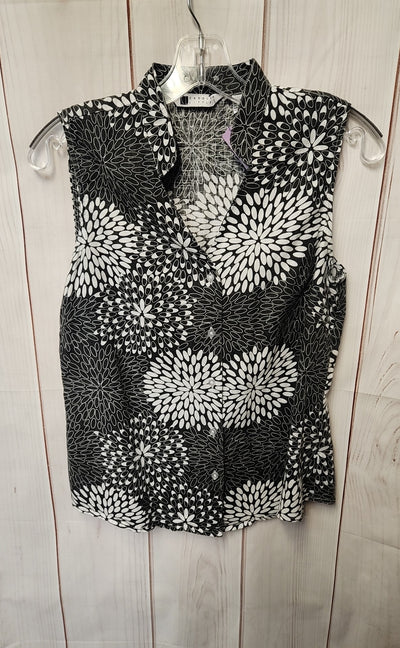 Carole Little Women's Size M Gray Sleeveless Top