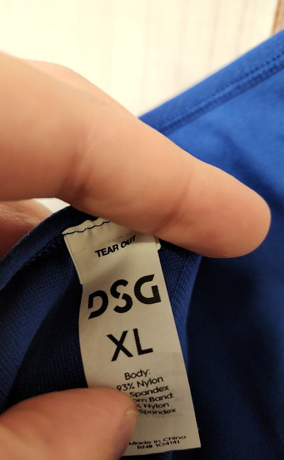 DSG Women's Size XL Blue Sports Bra