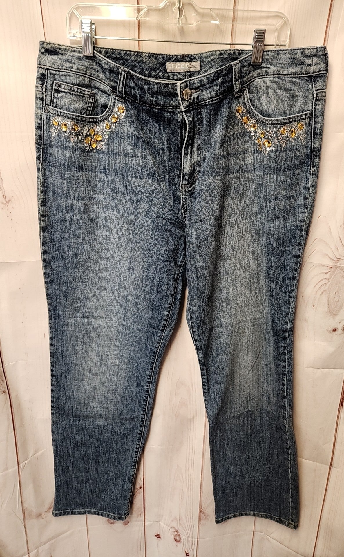 Chico's Women's Size 3 = US 16 Blue Jeans