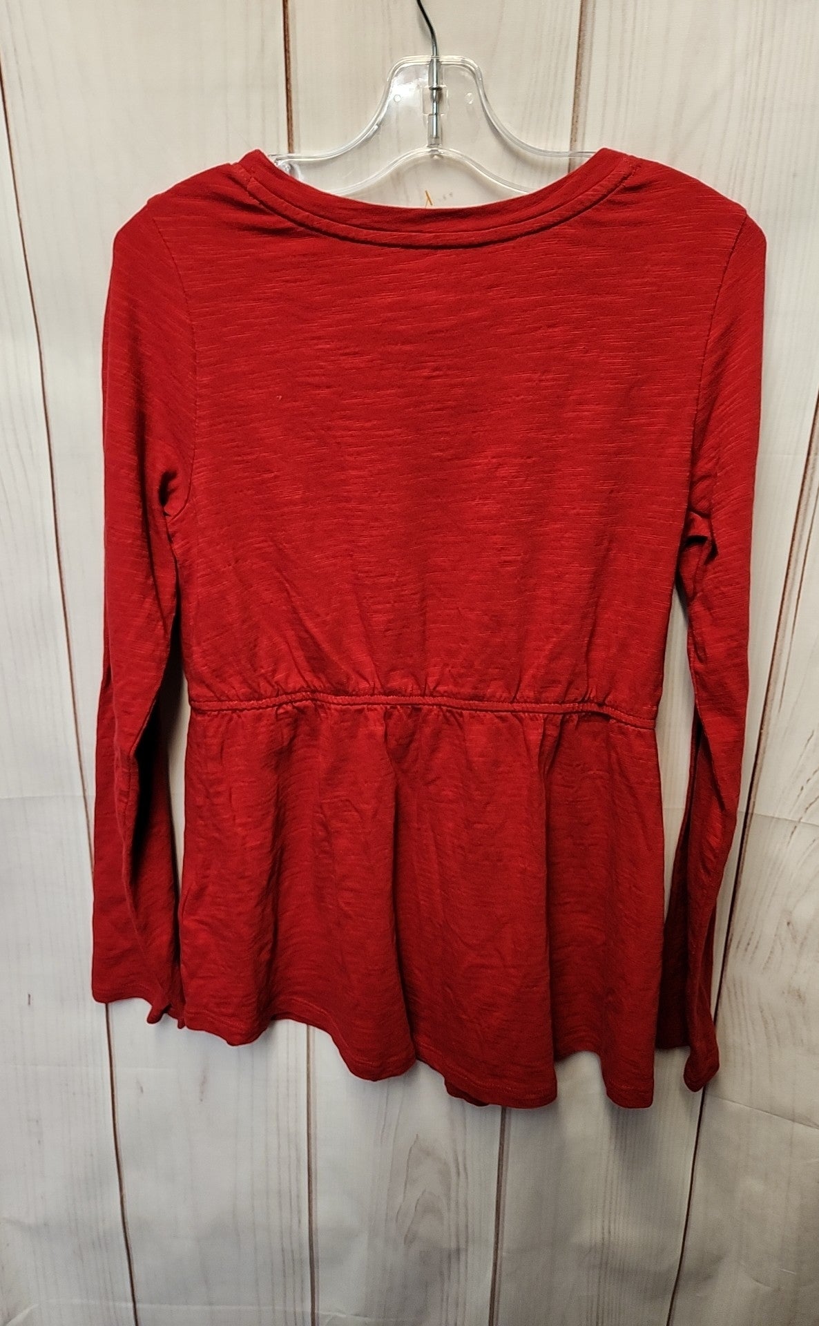 Lands End Girl's Size 10/12 Red Shirt