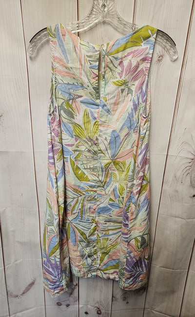 C&C California Women's Size S Green Floral Dress