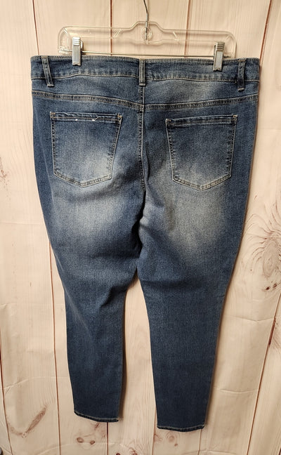 D Jeans Women's Size 33 (15-16) Blue Jeans