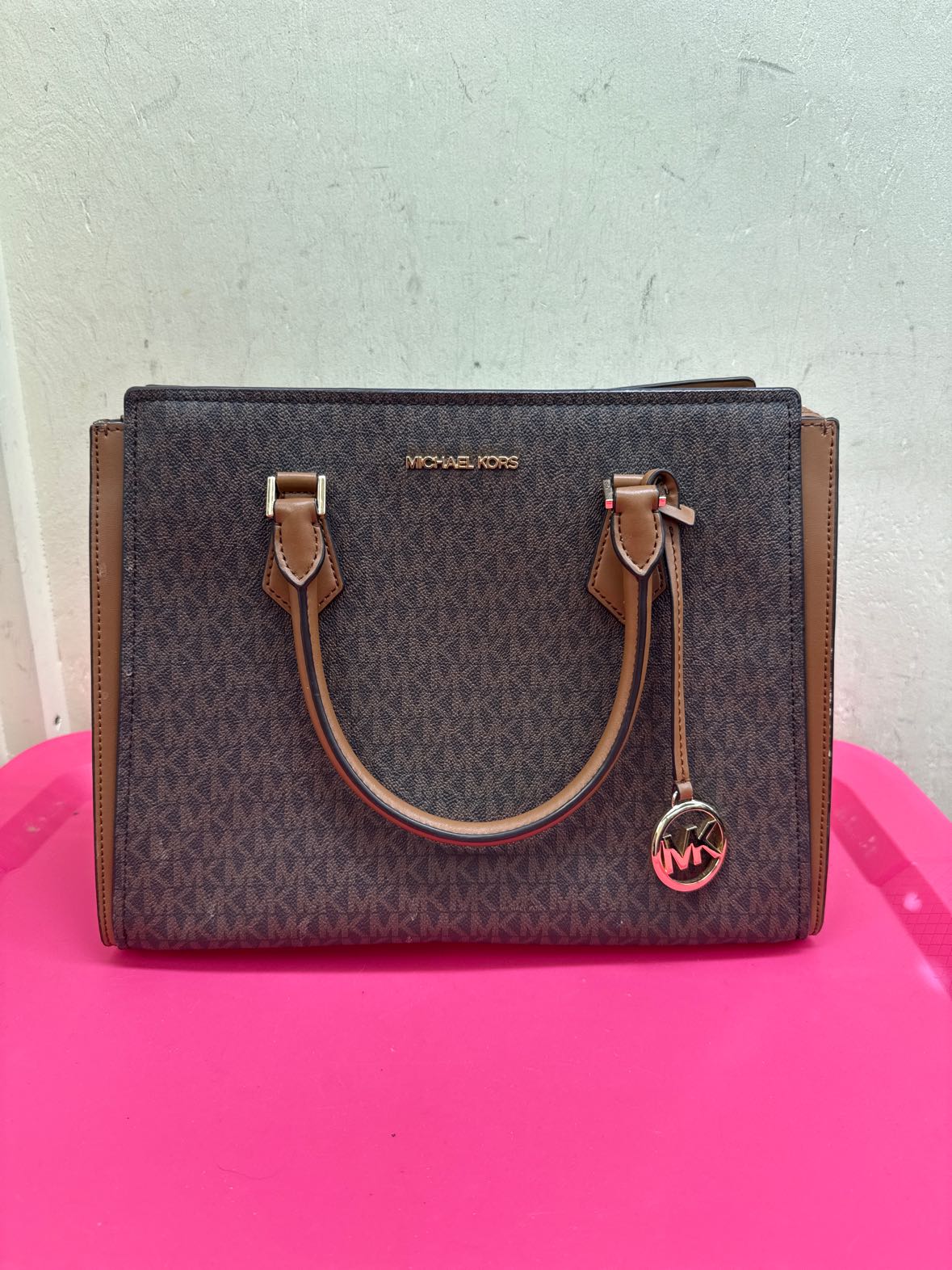Michael Kors Brown Leather Purse Bag