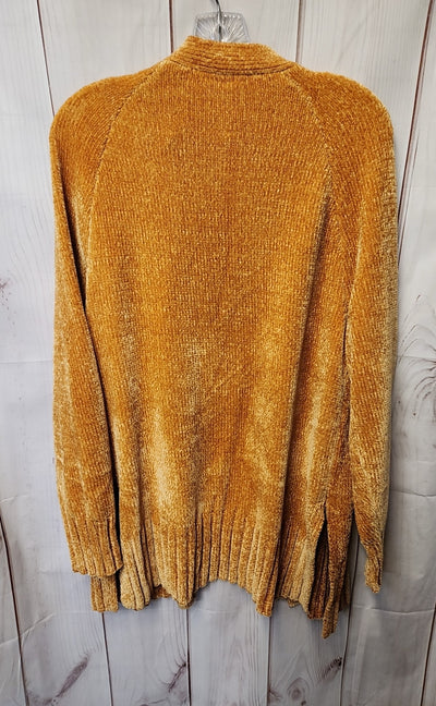 Loft Women's Size L Yellow Cardigan