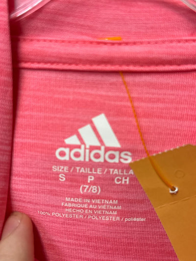 Adidas Girl's Size 7/8 Pink Shirt