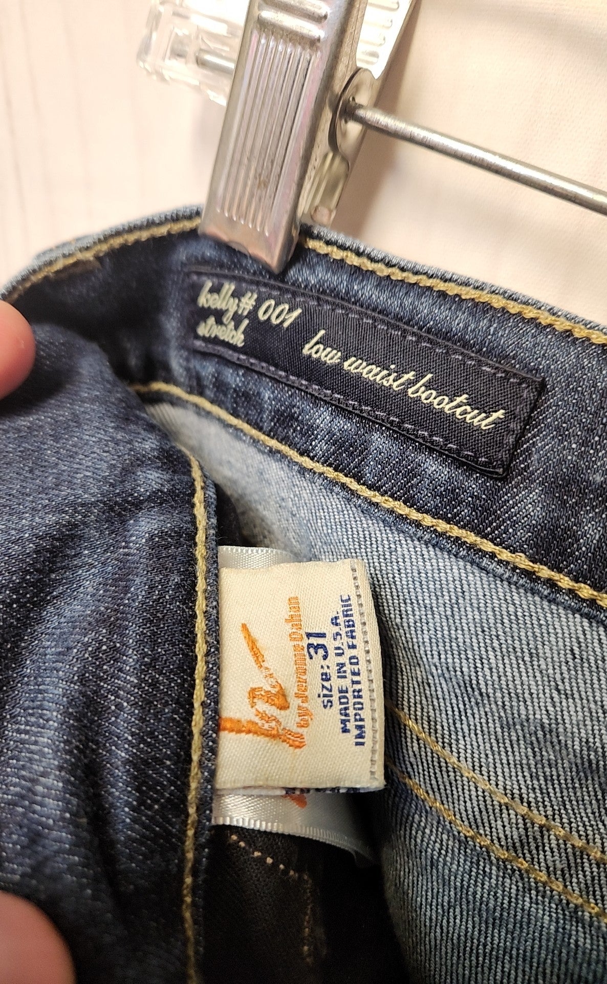Citizens of Humanity Women's Size 31 Blue Jeans Kelly #100 Low Waist Bootcut