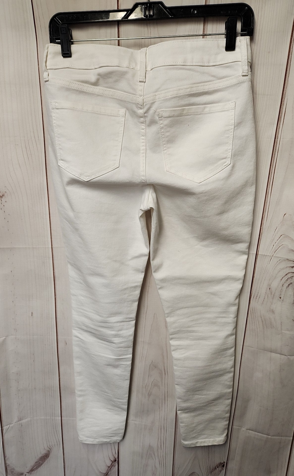 Old Navy Women's Size 28 (5-6) White Jeans Super Skinny Ankle