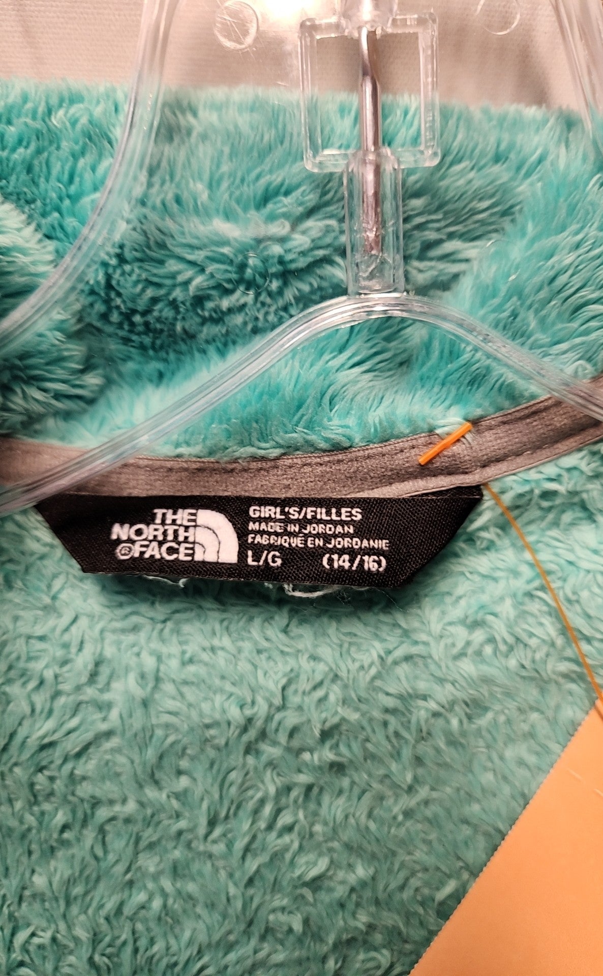 North Face Girl's Size 14/16 Teal Jacket