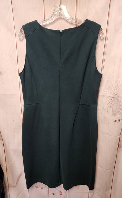 NWT Lands End Women's Size 14 Green Dress