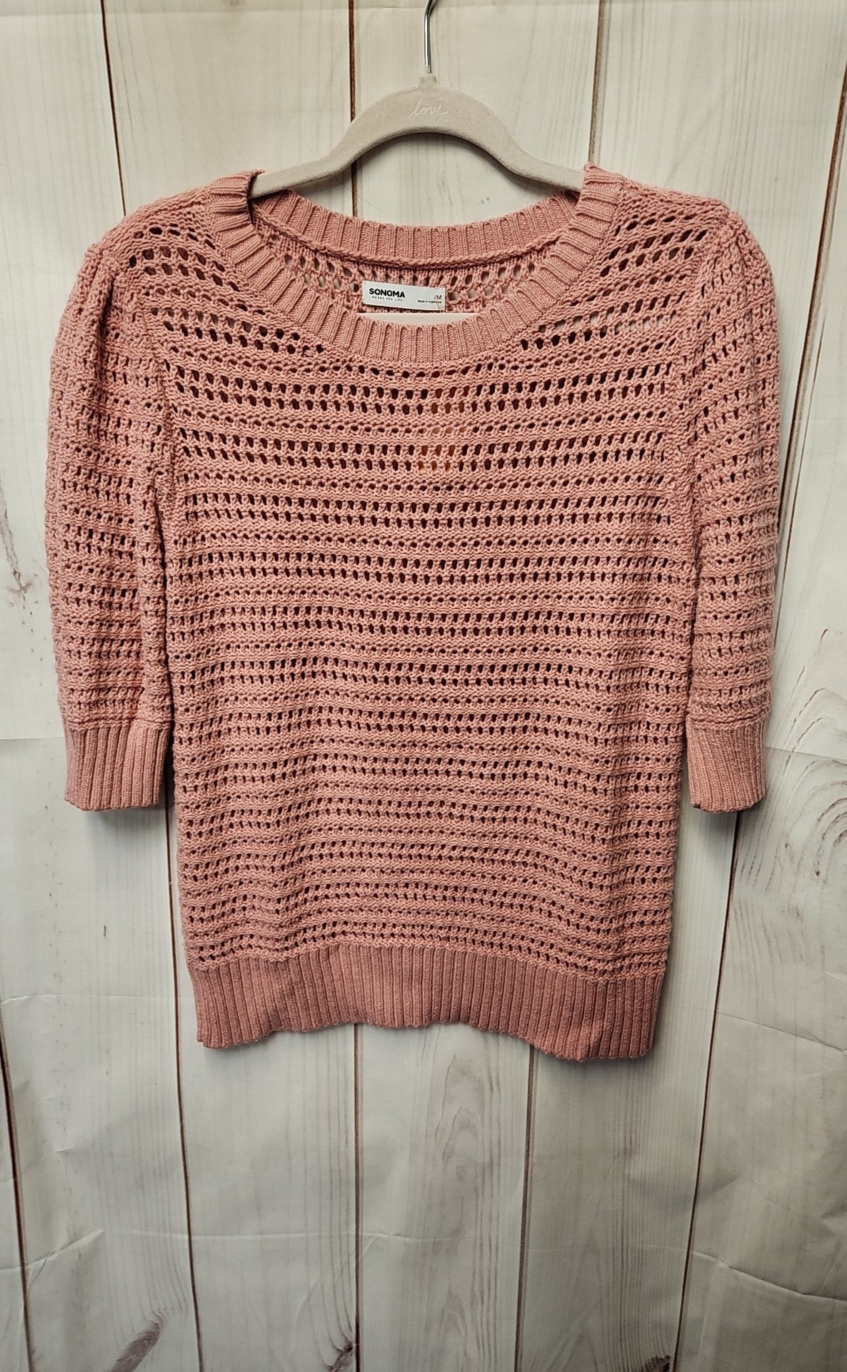 Sonoma Women's Size M Pink Sweater