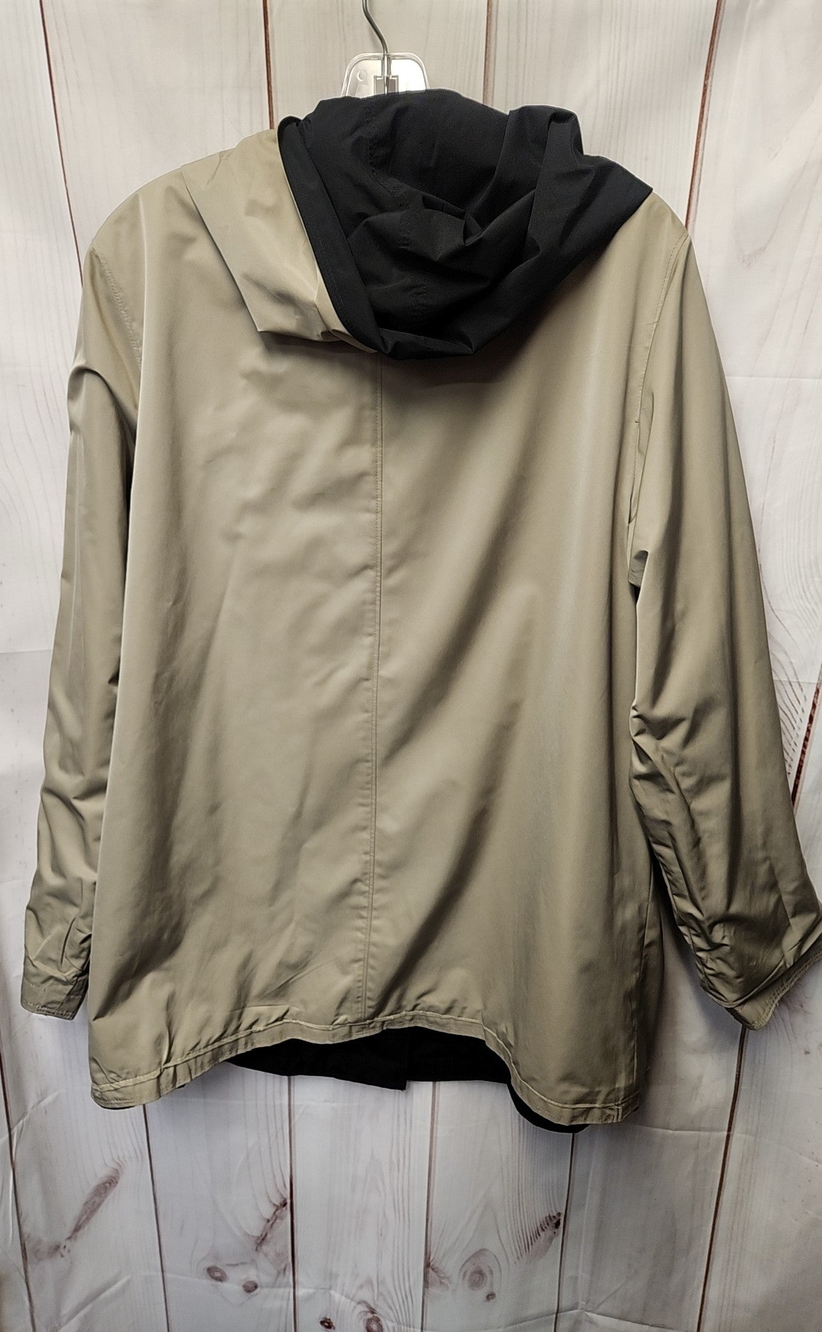 Jones New York Women's Size M Black & Beige Reversible Coat