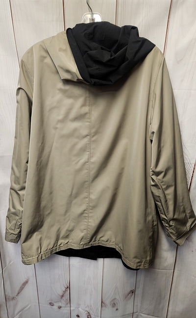 Jones New York Women's Size M Black & Beige Reversible Coat