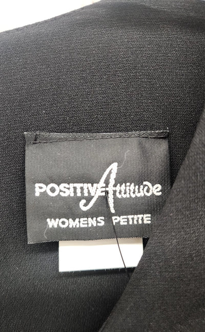 Positive Attitude Women's Size 16 Petite Black Dress