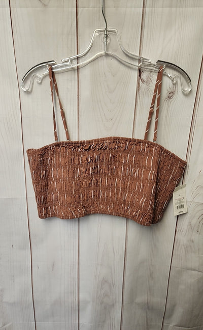 NWT A New Day Women's Size XL Brown Sleeveless Top