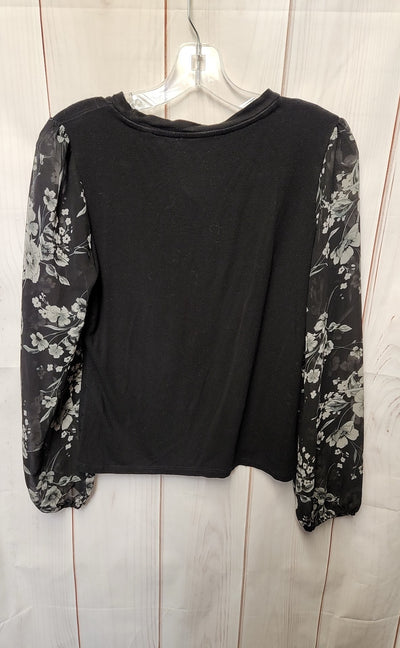 Tahari Women's Size S Black Long Sleeve Top