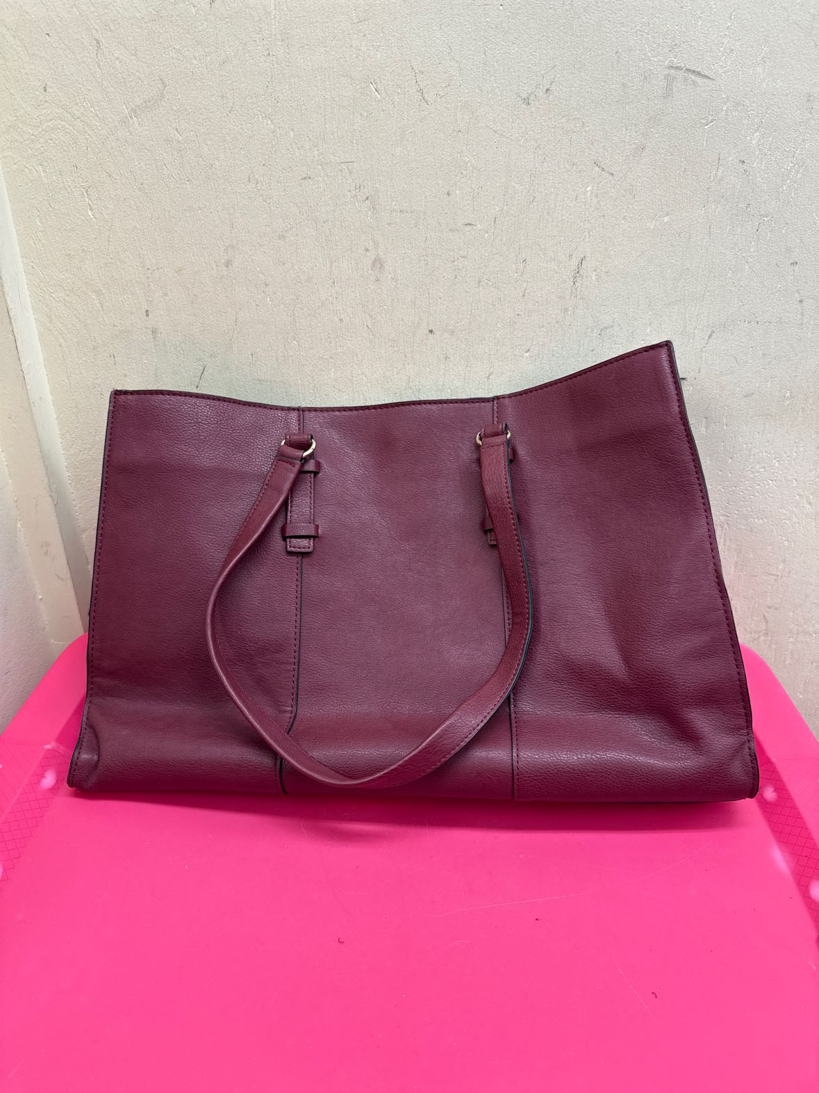 Kate Landry Maroon Tote Bag