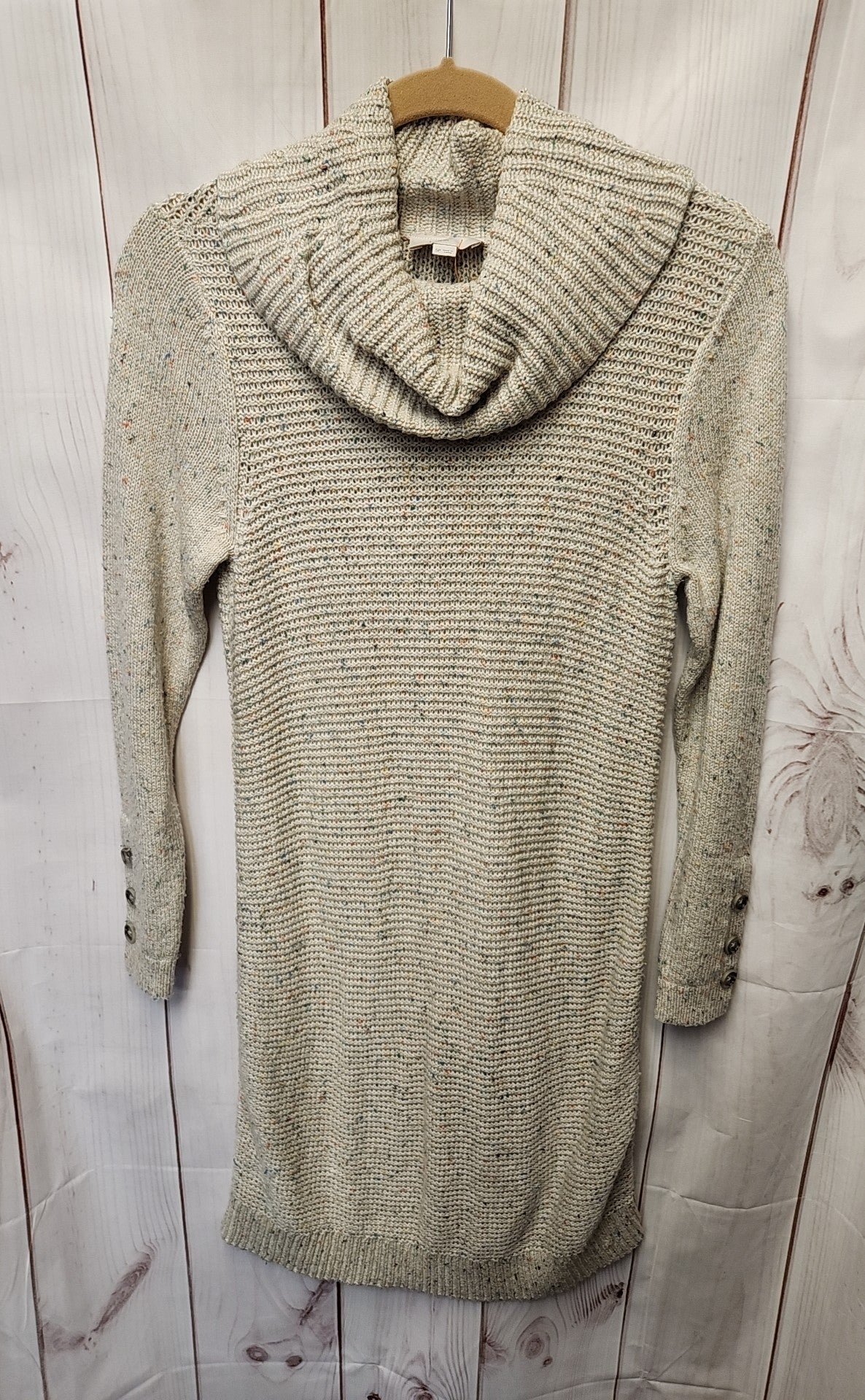 Loft Women's Size S Petite Beige Knit Dress
