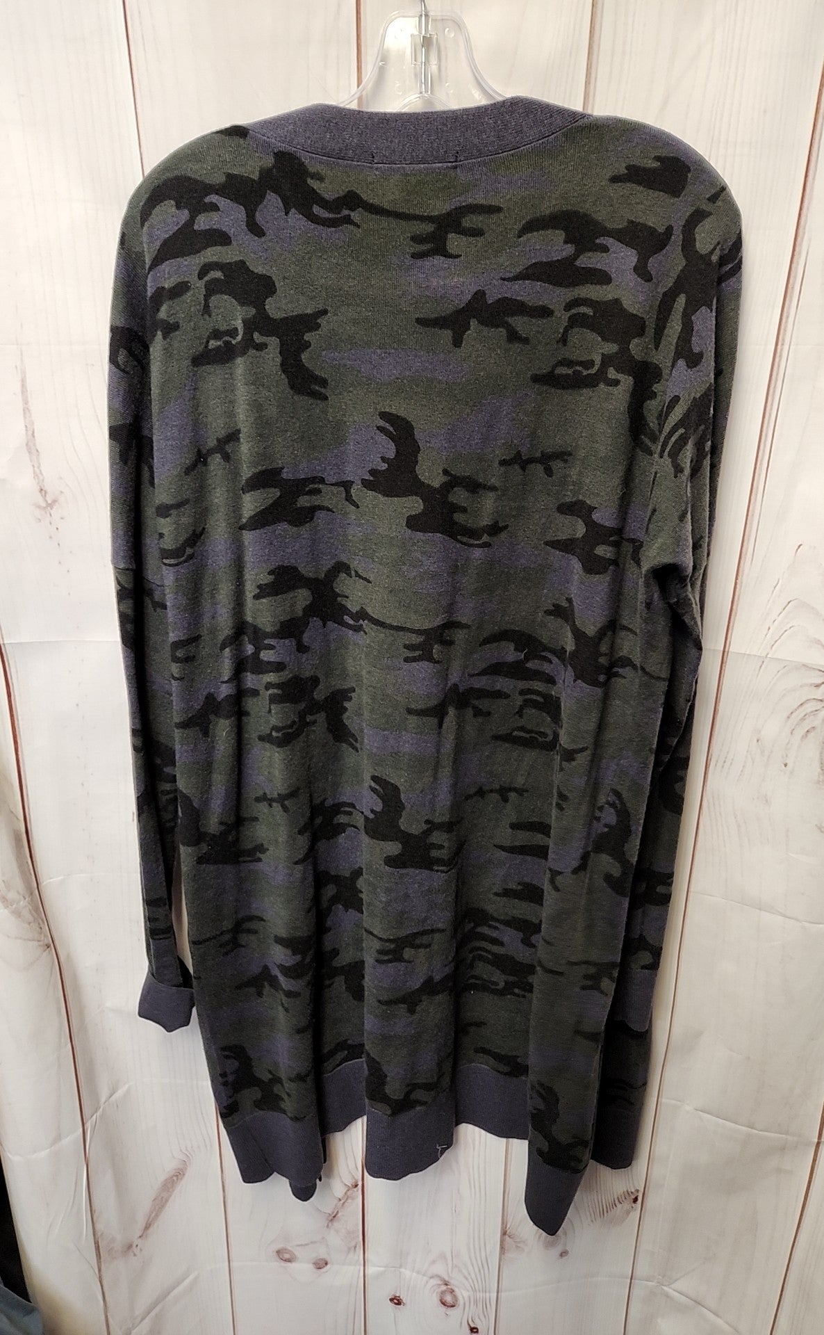 Sanctuary Women's Size M Gray Camo Cardigan