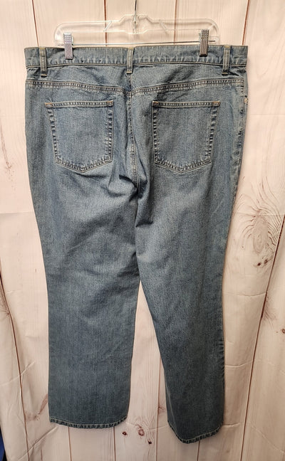 Lands End Women's Size 34 (18/1X) Black Jeans
