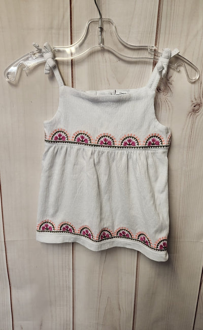 Carters Girl's Size 3 White Shirt