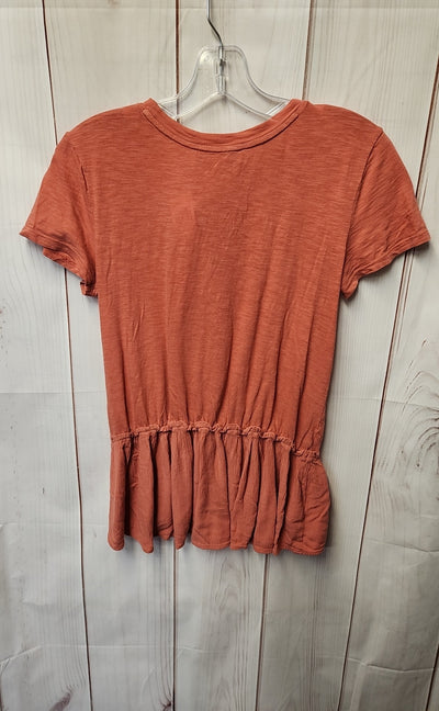 Loft Women's Size XS Red Short Sleeve Top